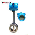 oil gasoline flowmeter hydraulic vortex flow meter with LED